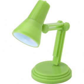 Plastic, small desk light with one LED